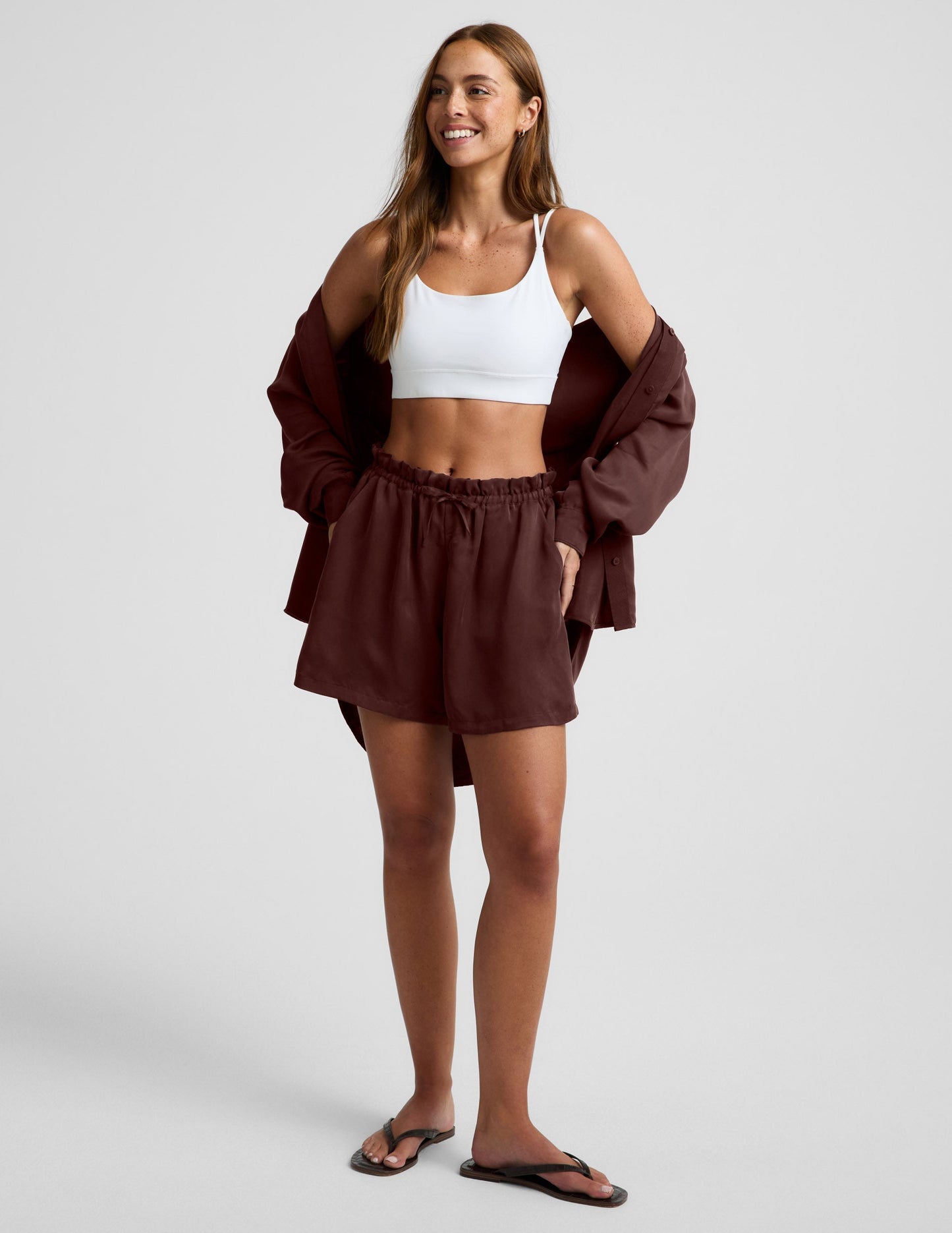 Sunkissed Cupro Drawstring Short