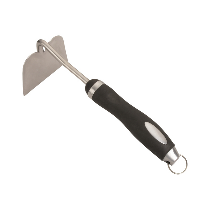 10" Stainless Steel Hand Weeding Hoe with Cushion Grip Handle - Pittsboro Feed