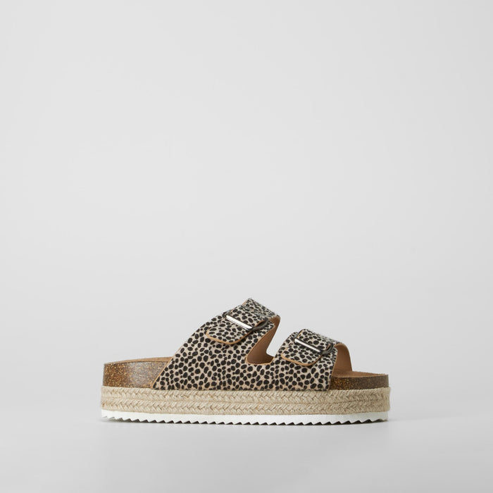 Sandalia bio animal print marrón OH GIRL!
