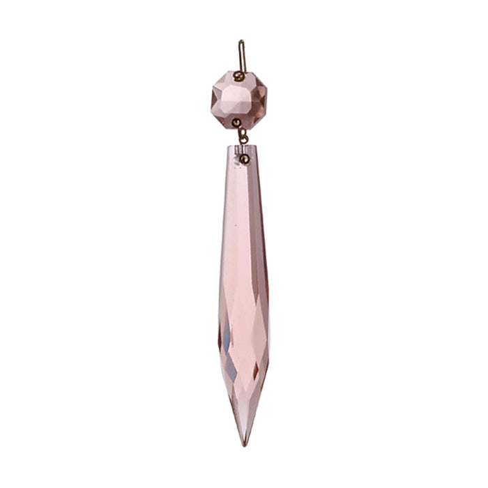 3" Pink U-Drop Prism, ~4-1/4" overall length (55030P)