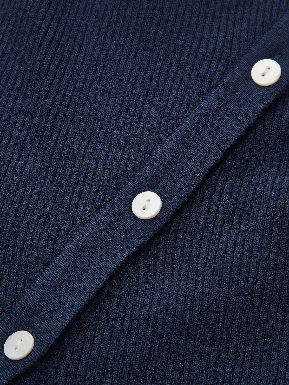 Asymmetric Lapel Button Front Knit Top