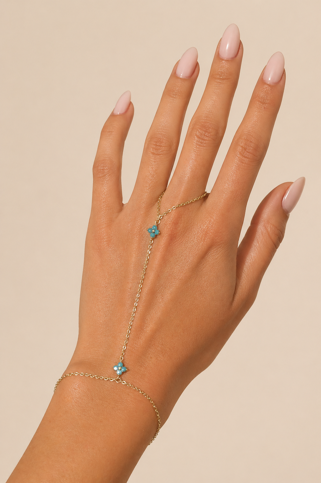 Cz Flower Hand Chain