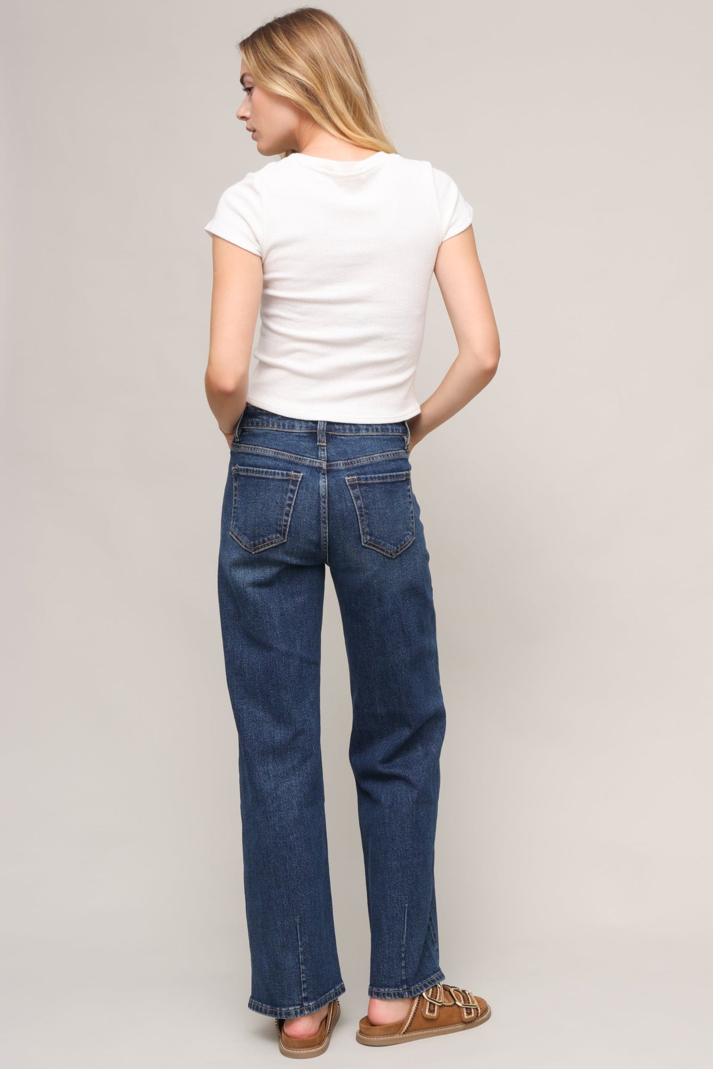 High Rise Loose Fit Straight
