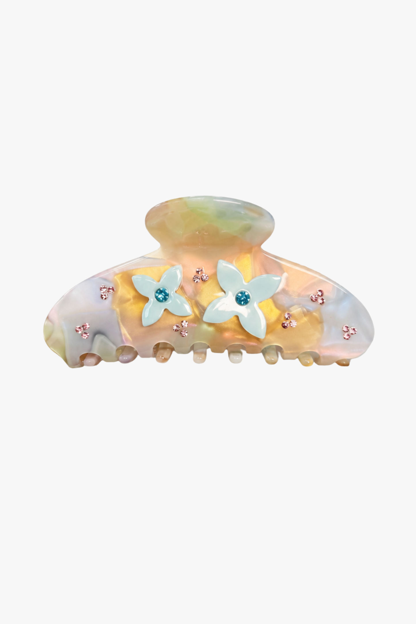 Jesse Double Flower Hair Clip
