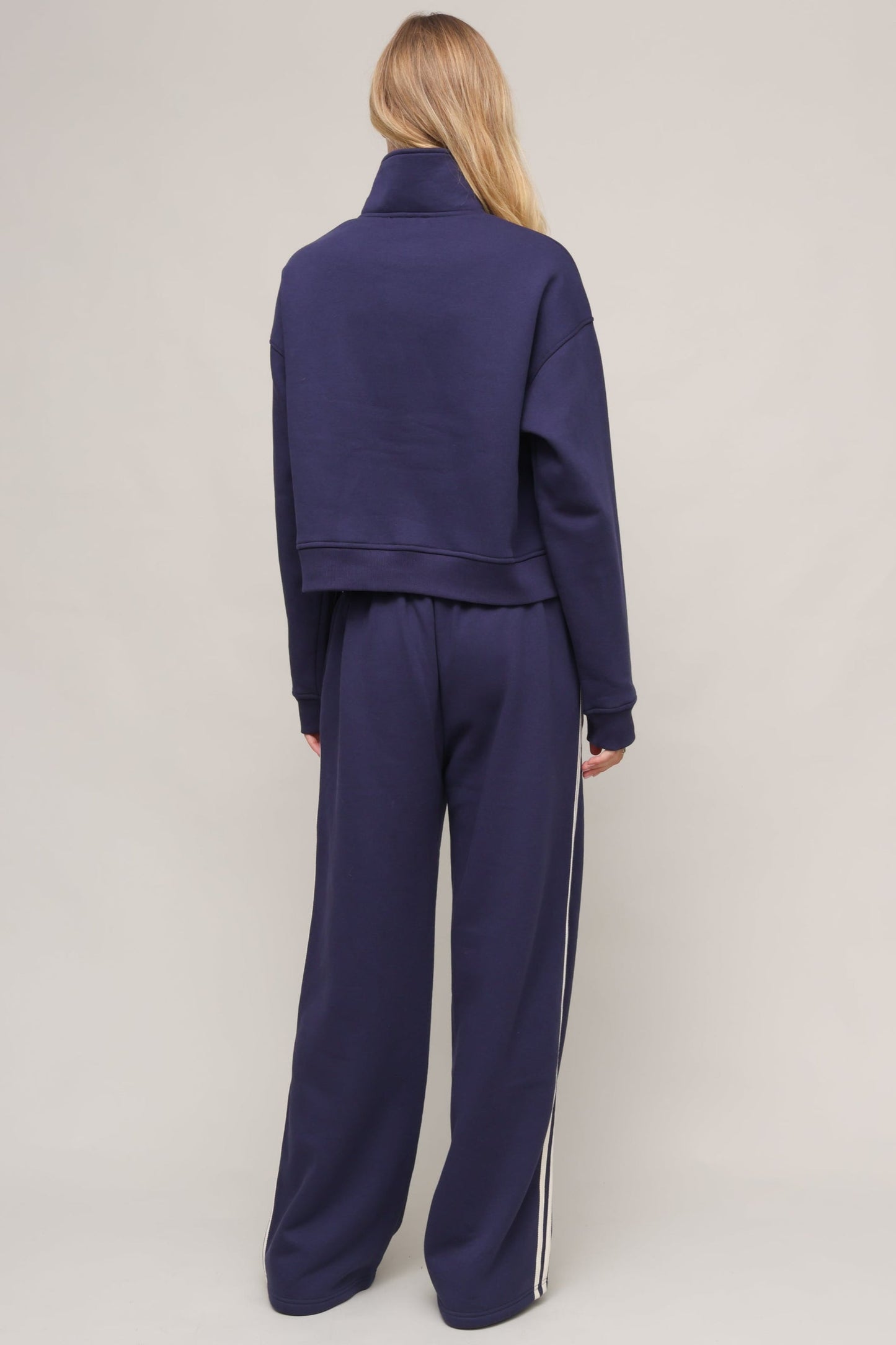 Line Up Button Henley Sweatshirt