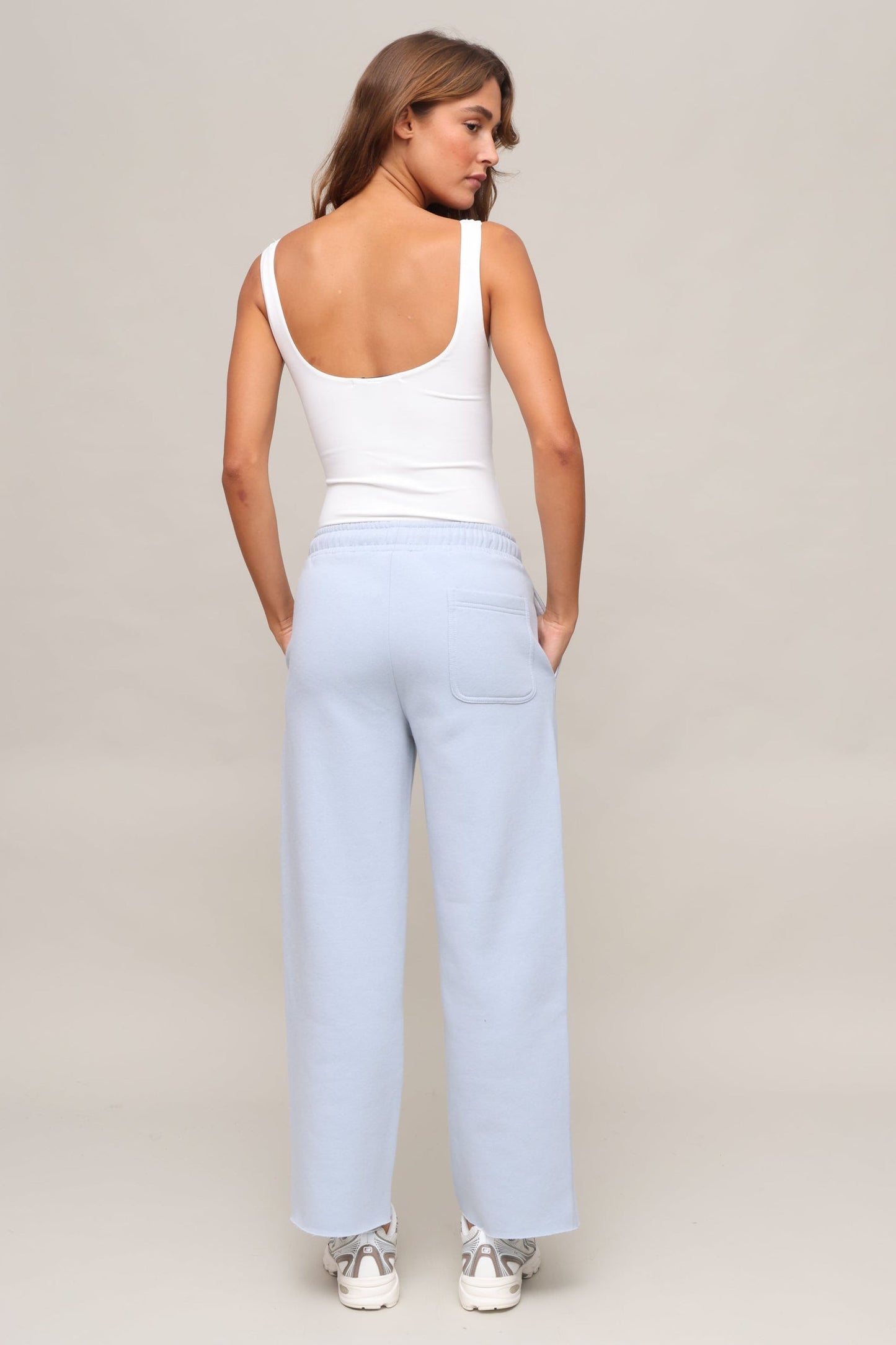 Luxe Raw Edge Sweatpant
