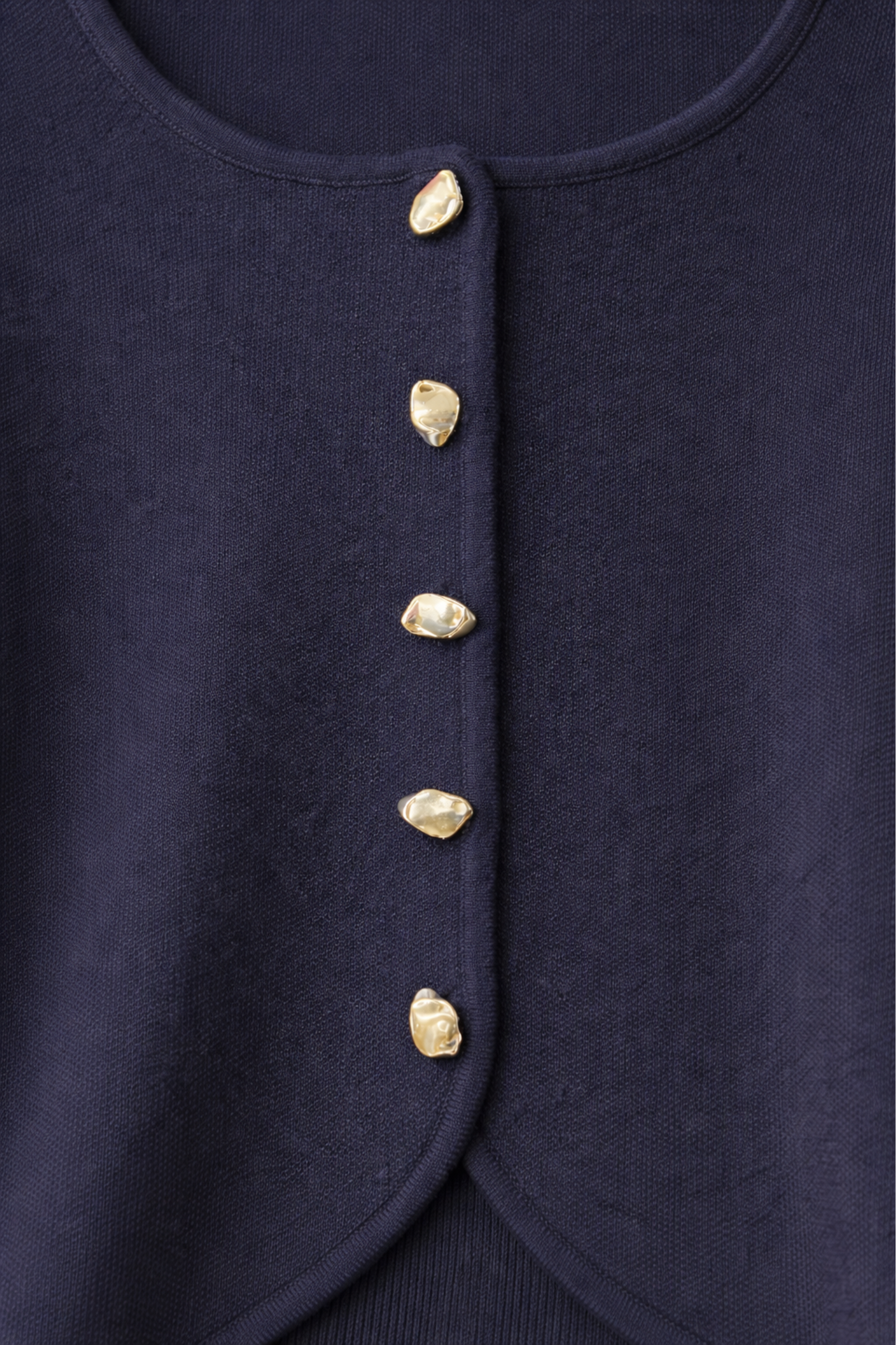 Macie Button Knit Top