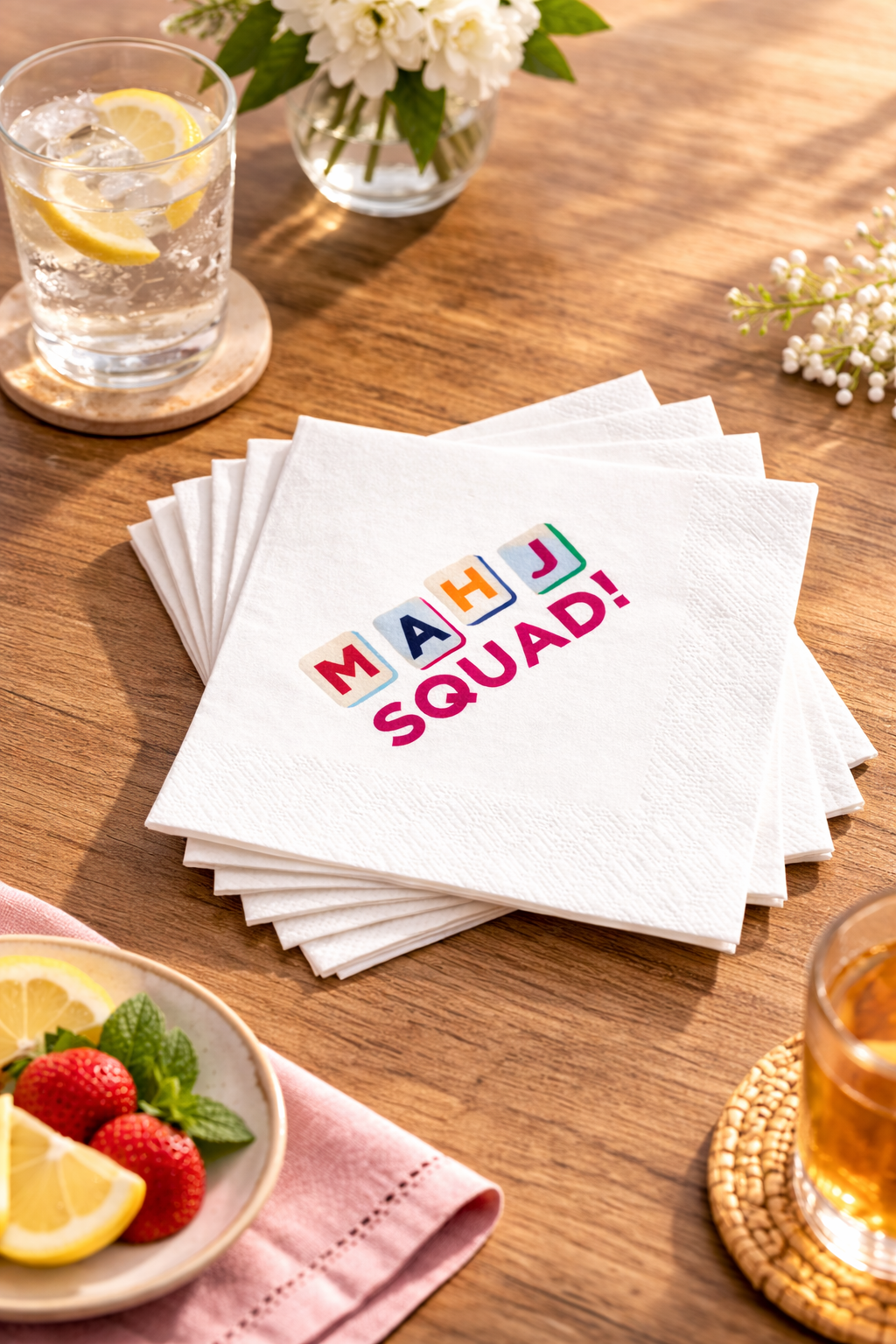 Mahj Squad Cocktail Napkins