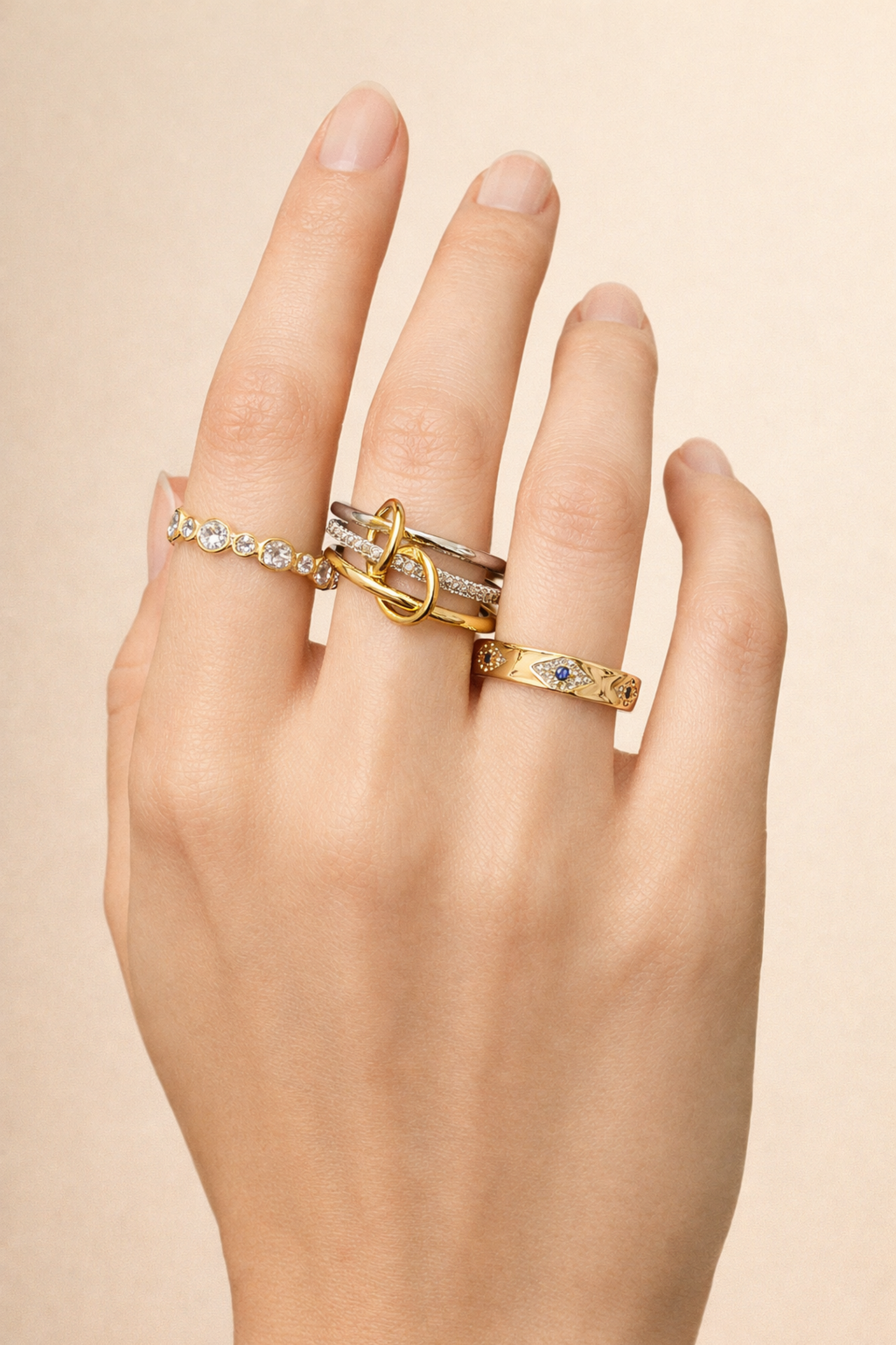 Spinn Triple Band Ring