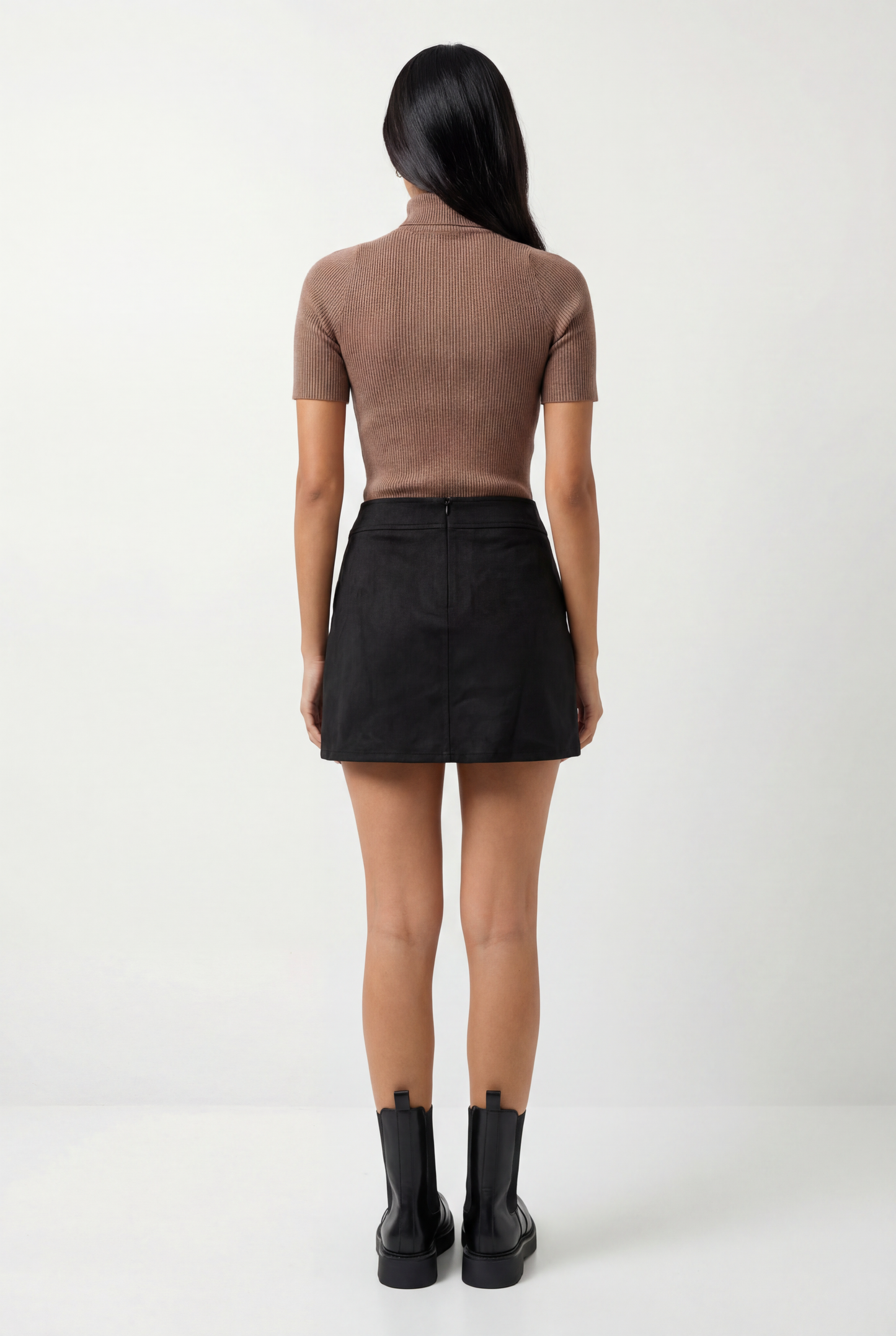 Sundown Suede Mini Skirt