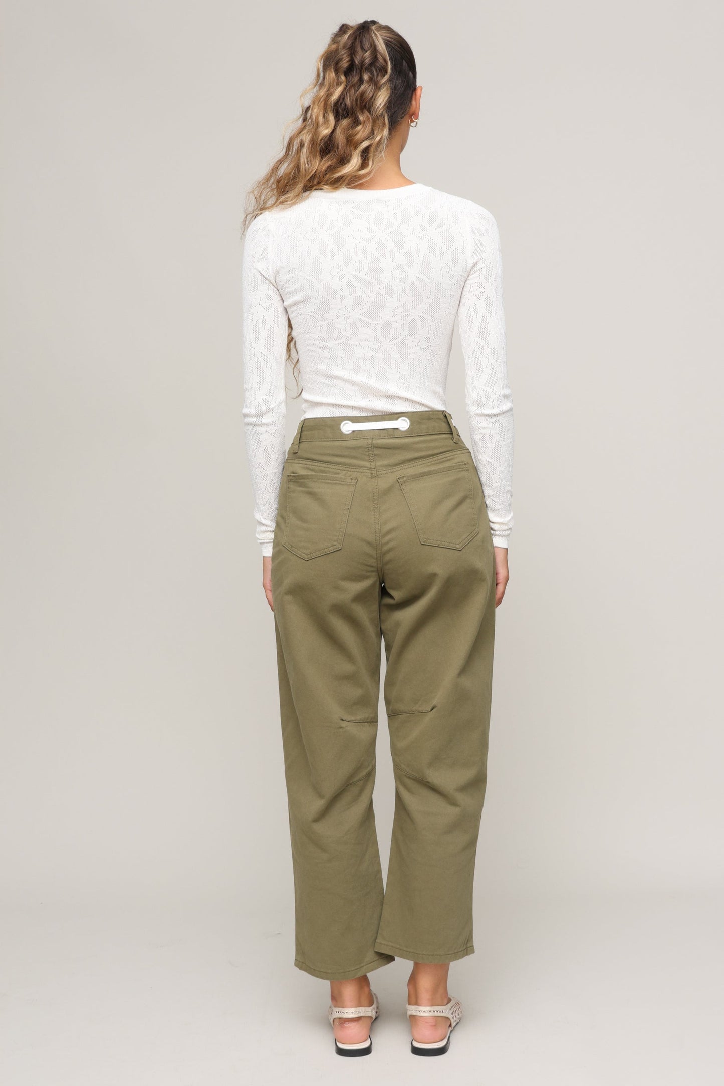 Tibi Scoop Mesh Sweater