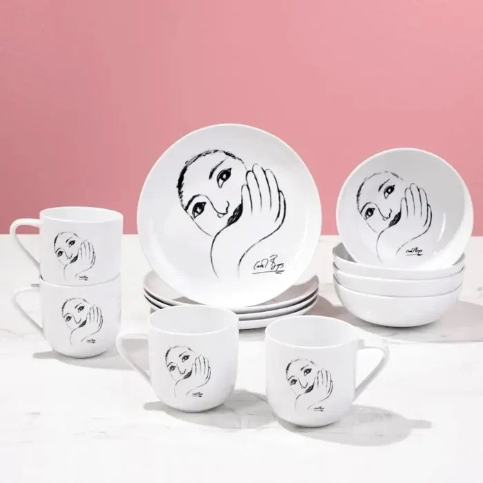 DINNER PLATE - face facts