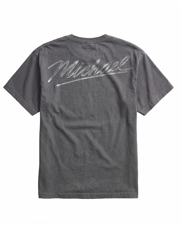 Michael Poster Tee - Grey