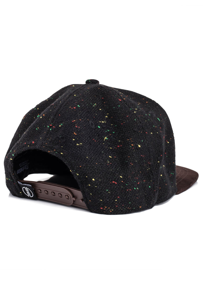 Blackskies-Obsidian-Snapback-Cap-Black-Speckle-Wool-Back