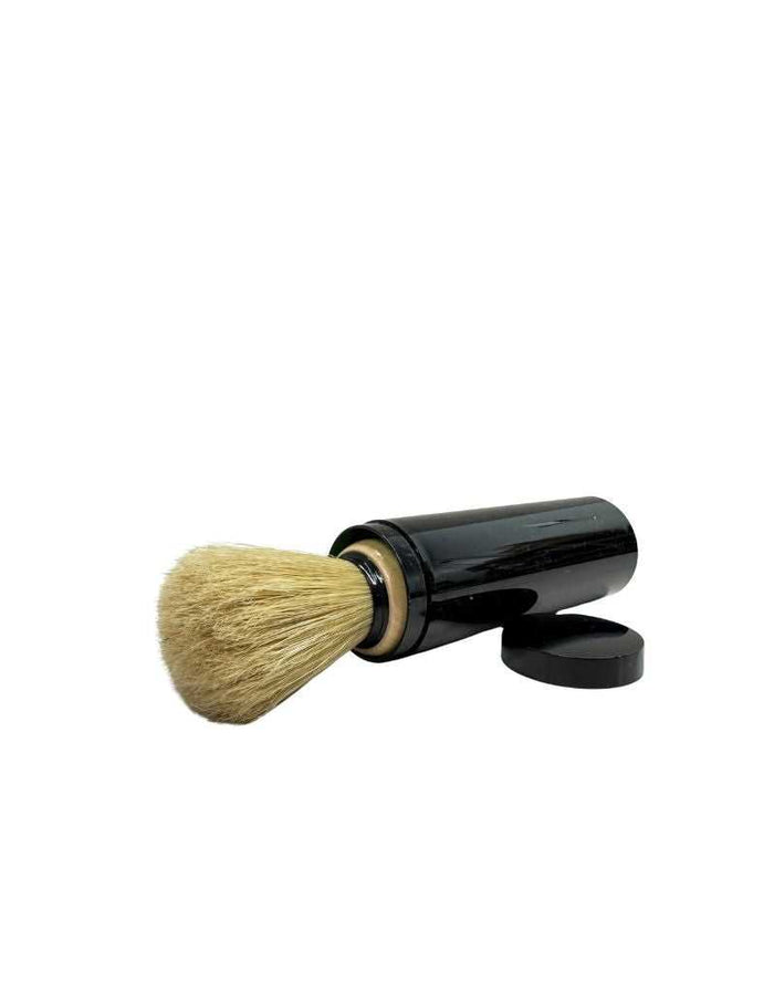 Omega boar hair shaving brush with black stand