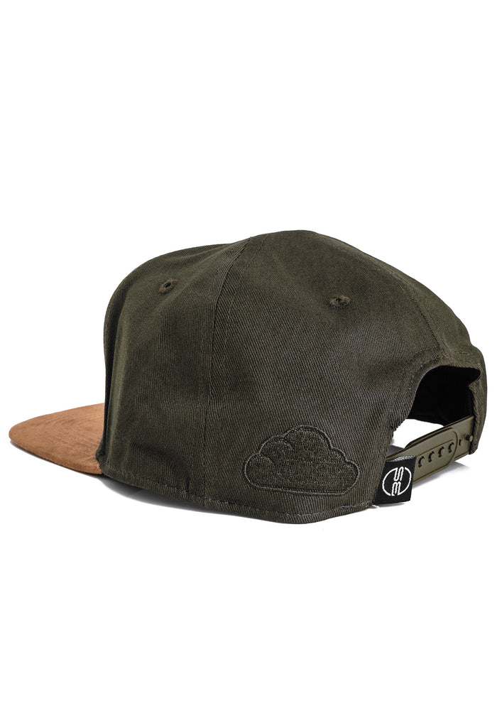 Blackskies-Pathfinder-Snapback-Cap-Olive-Beige-Back