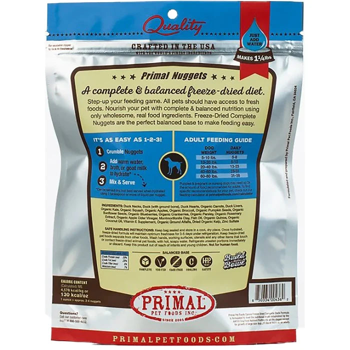 Primal Duck Freeze-Dried 14oz