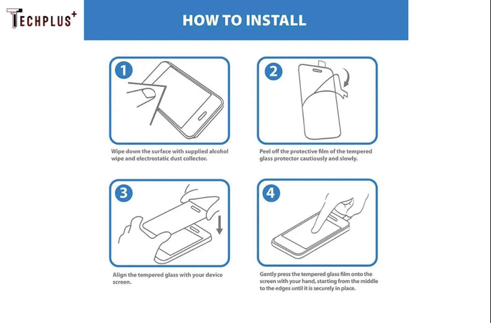 Samsung Galaxy S24 Ultra clear tempered glass screen protector with 9H hardness, providing durable protection for the device screen.