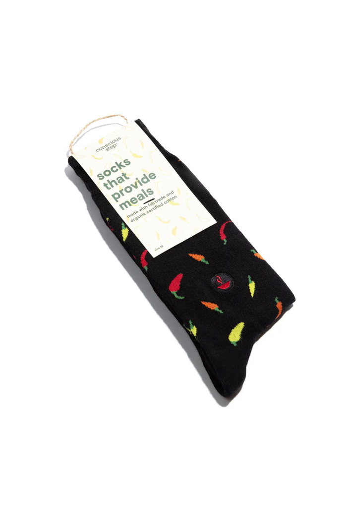 Conscious-Step-Socks-that-Provide-Meals-Black-Chili-Peppers
