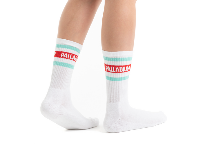SX7381-001 | MID HEIGHT STR SOCKS | AQUA SKY