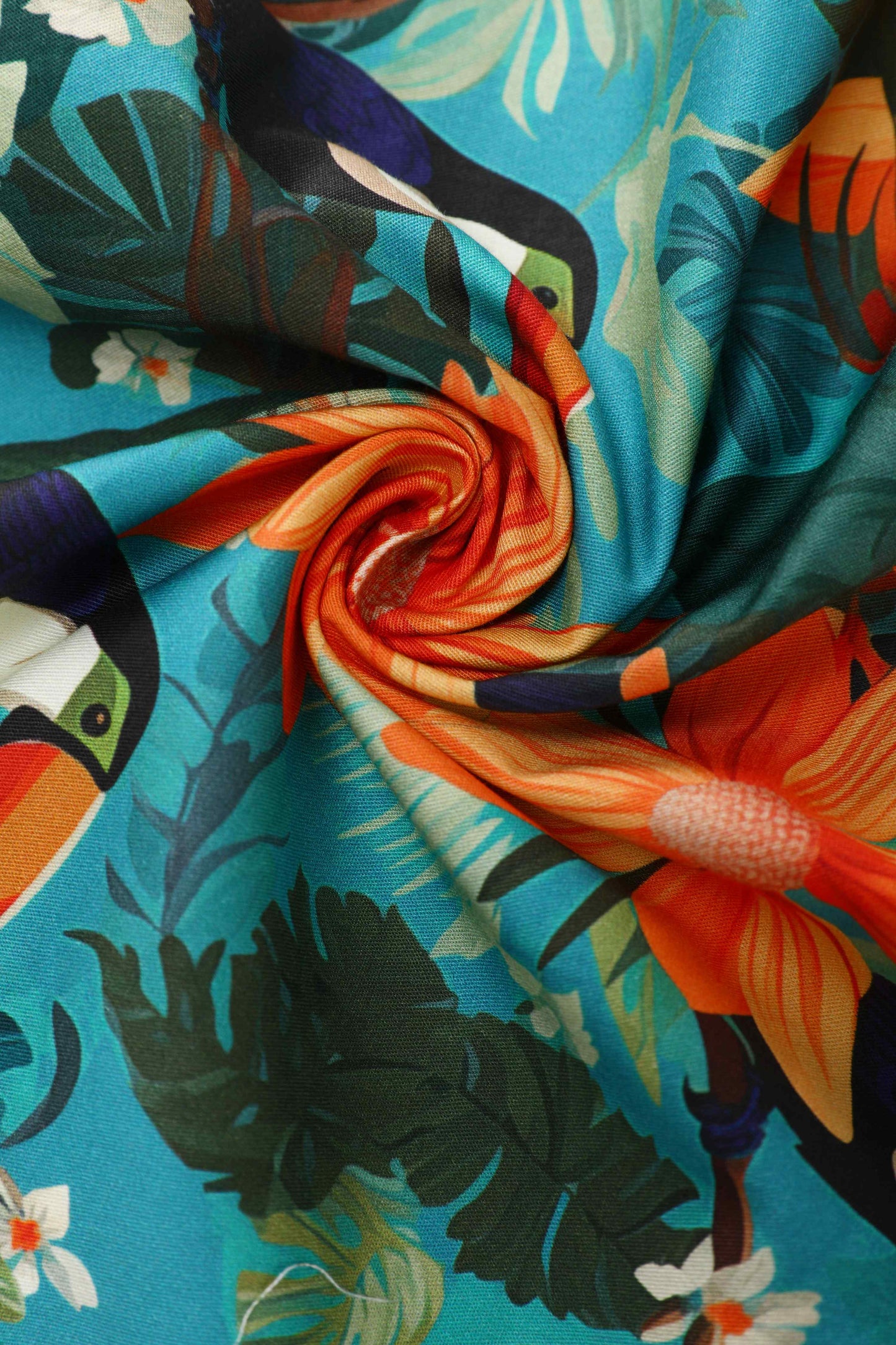 Daisy Tiki Toucan Halter Dress