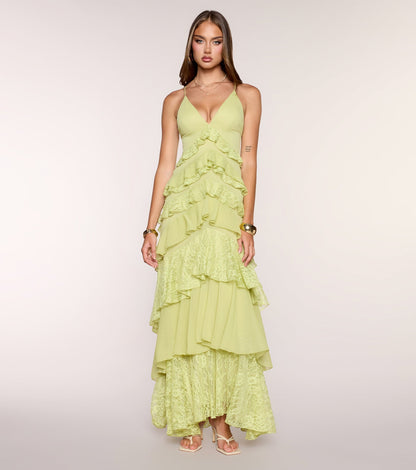 Juliette Chiffon Lace Formal Dress