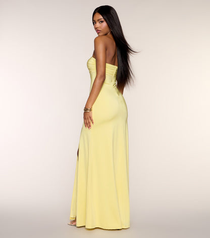 Ally Strapless A-Line Formal Dress