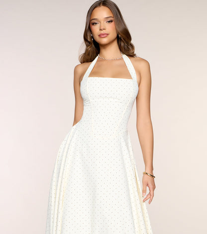 Picture Perfect Polka Dot Midi Dress