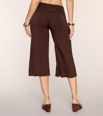 Effortlessly Cool Knit Gaucho Pants