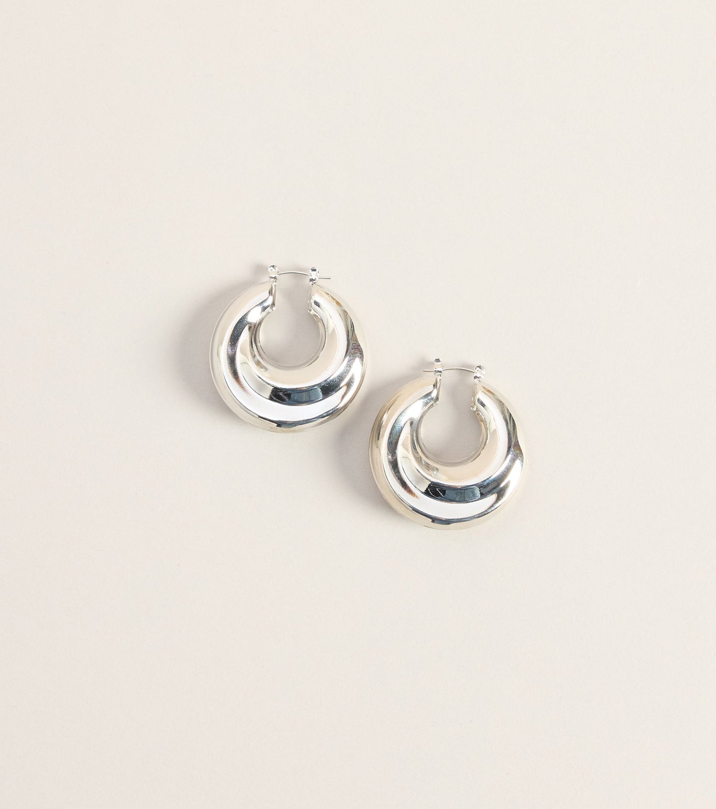 Instant Icon Chunky Hoop Earrings