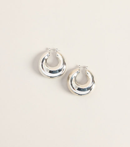 Instant Icon Chunky Hoop Earrings