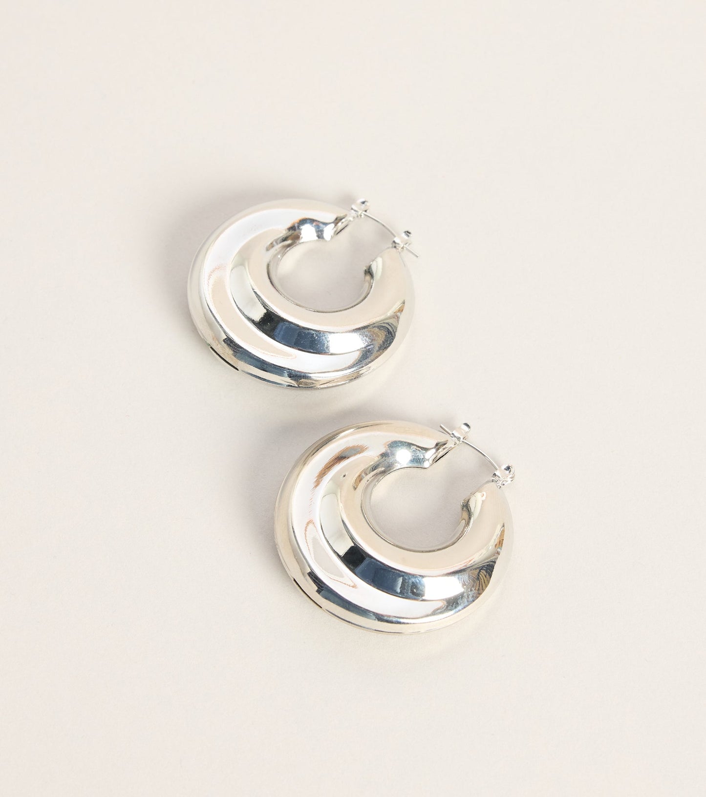 Instant Icon Chunky Hoop Earrings