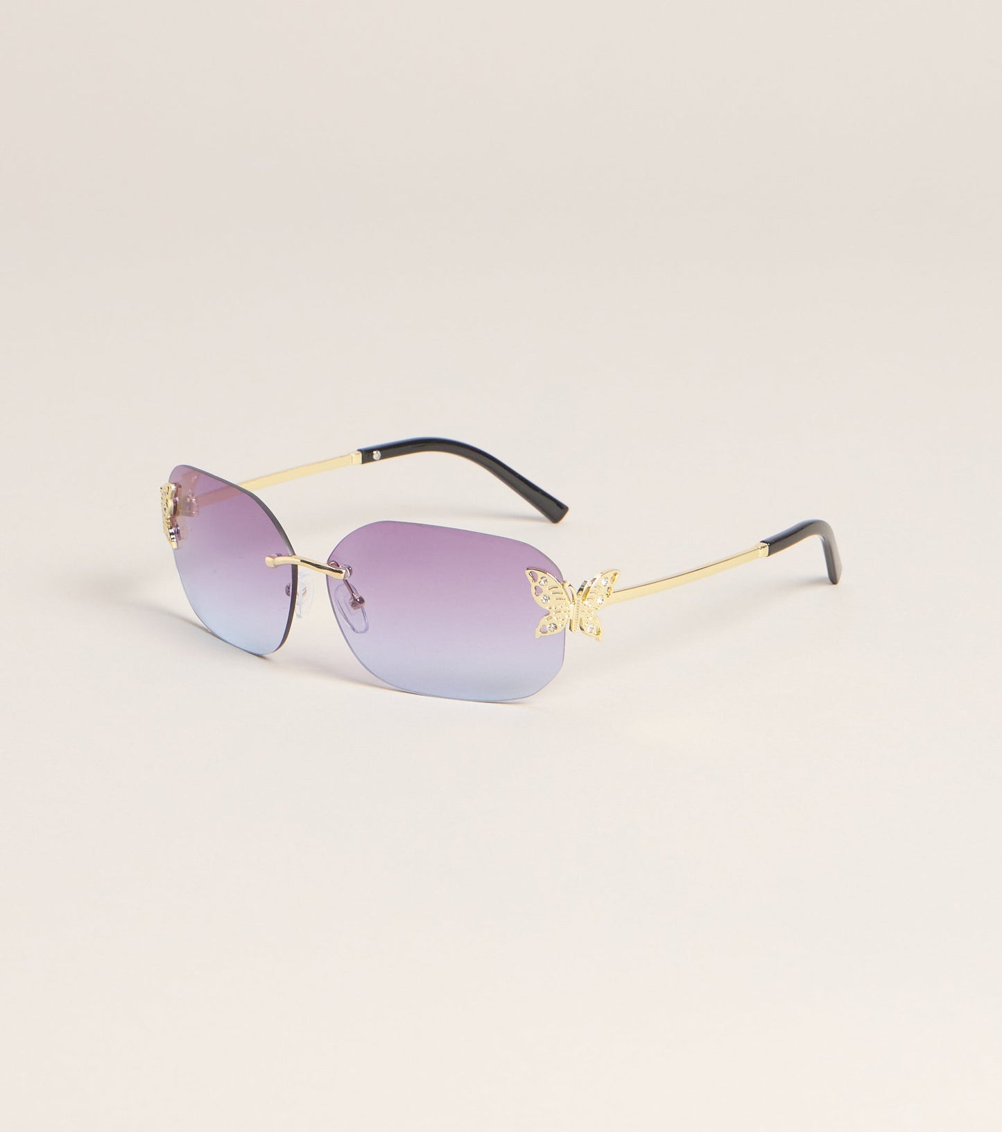 Pretty Intent Butterfly Side Sunglasses