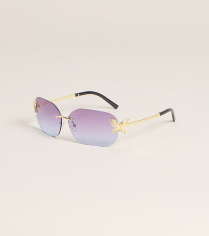 Pretty Intent Butterfly Side Sunglasses
