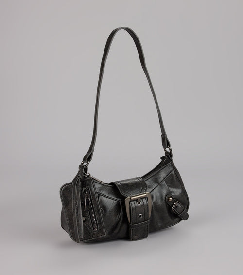 High Rating Buckle Strap Shoulder Bag