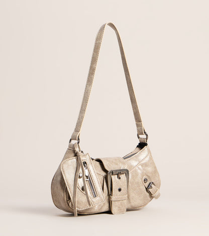 High Rating Buckle Strap Shoulder Bag