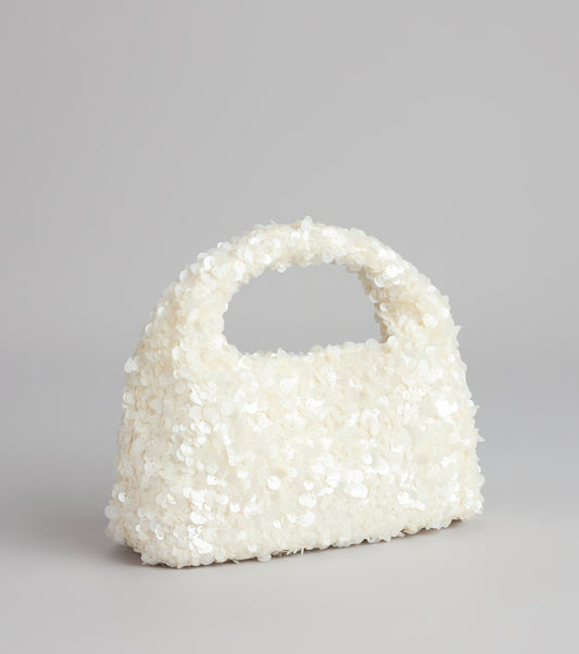 All That Glitters Sequin Handbag