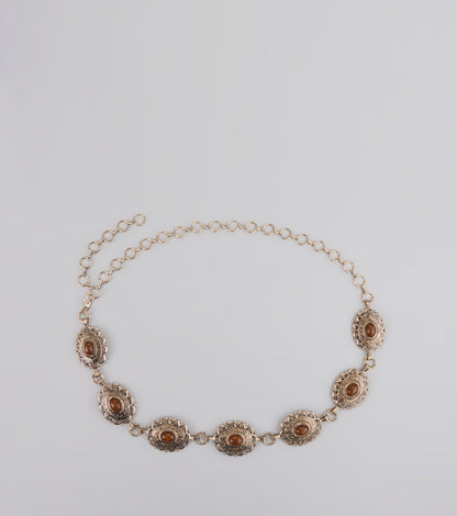 Southern Wind Statement Concho Chain Belt
