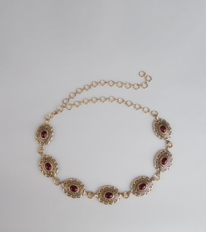Southern Wind Statement Concho Chain Belt