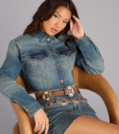 Southern Wind Statement Concho Chain Belt