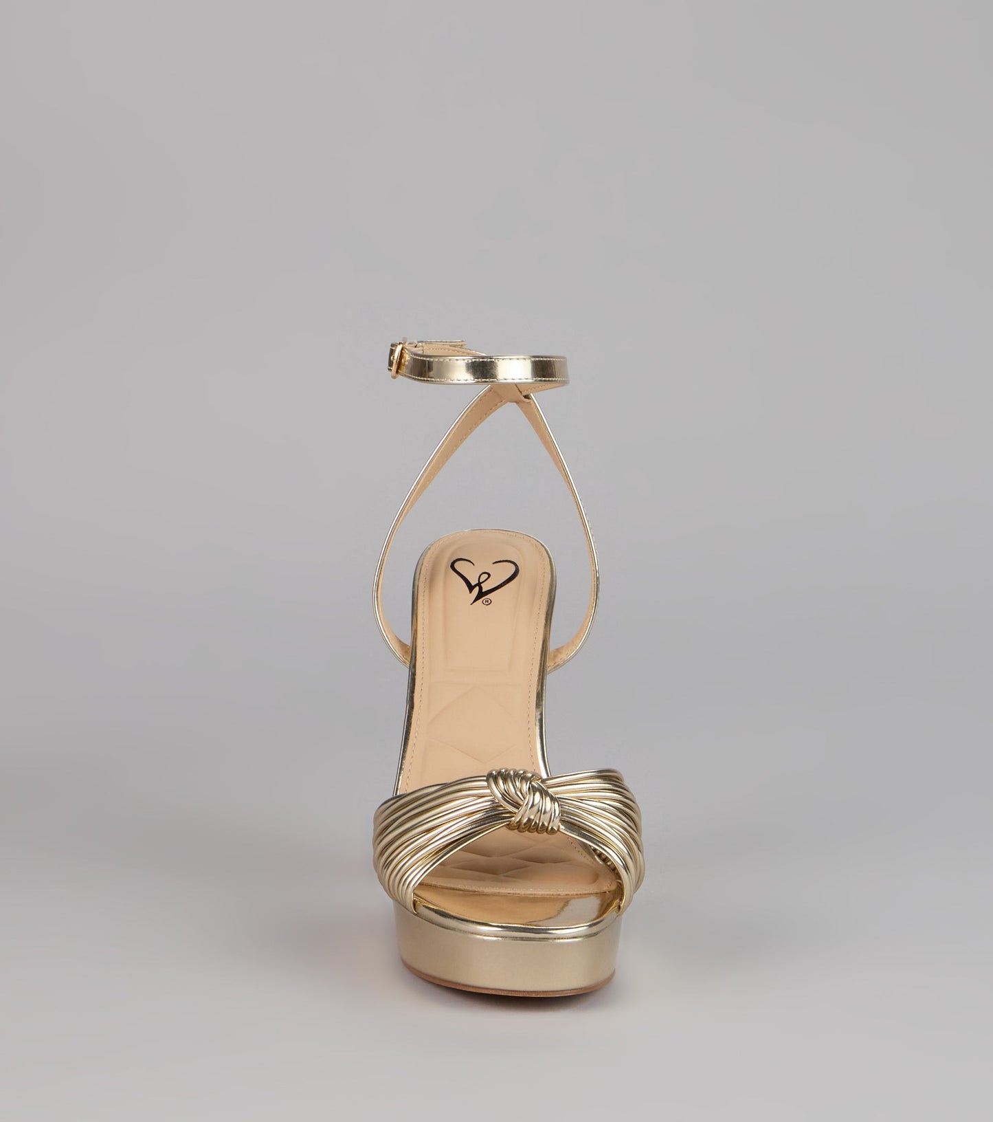 Extra Shine Platform Block Heels
