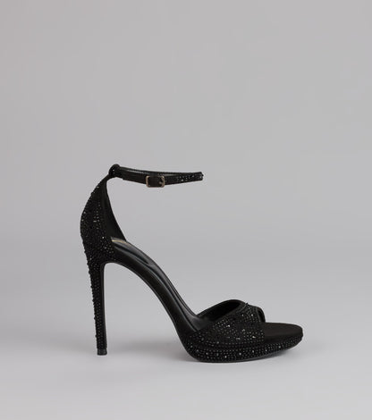 Elevated Intent Rhinestone Stiletto Heels
