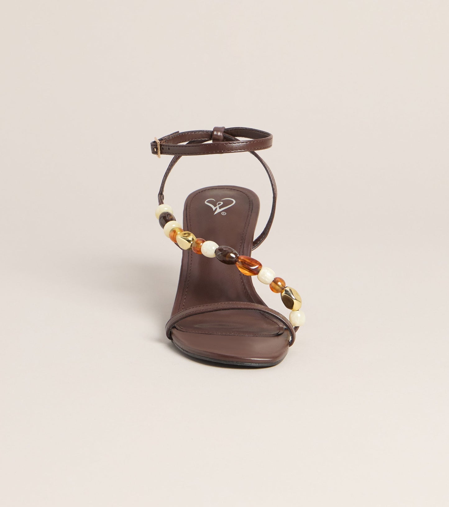 Vacation Glow Beaded Stiletto Heel Sandals