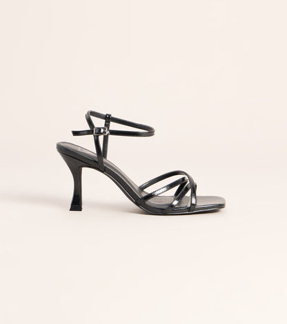 Shine Hour Metallic Strappy Stiletto Heels