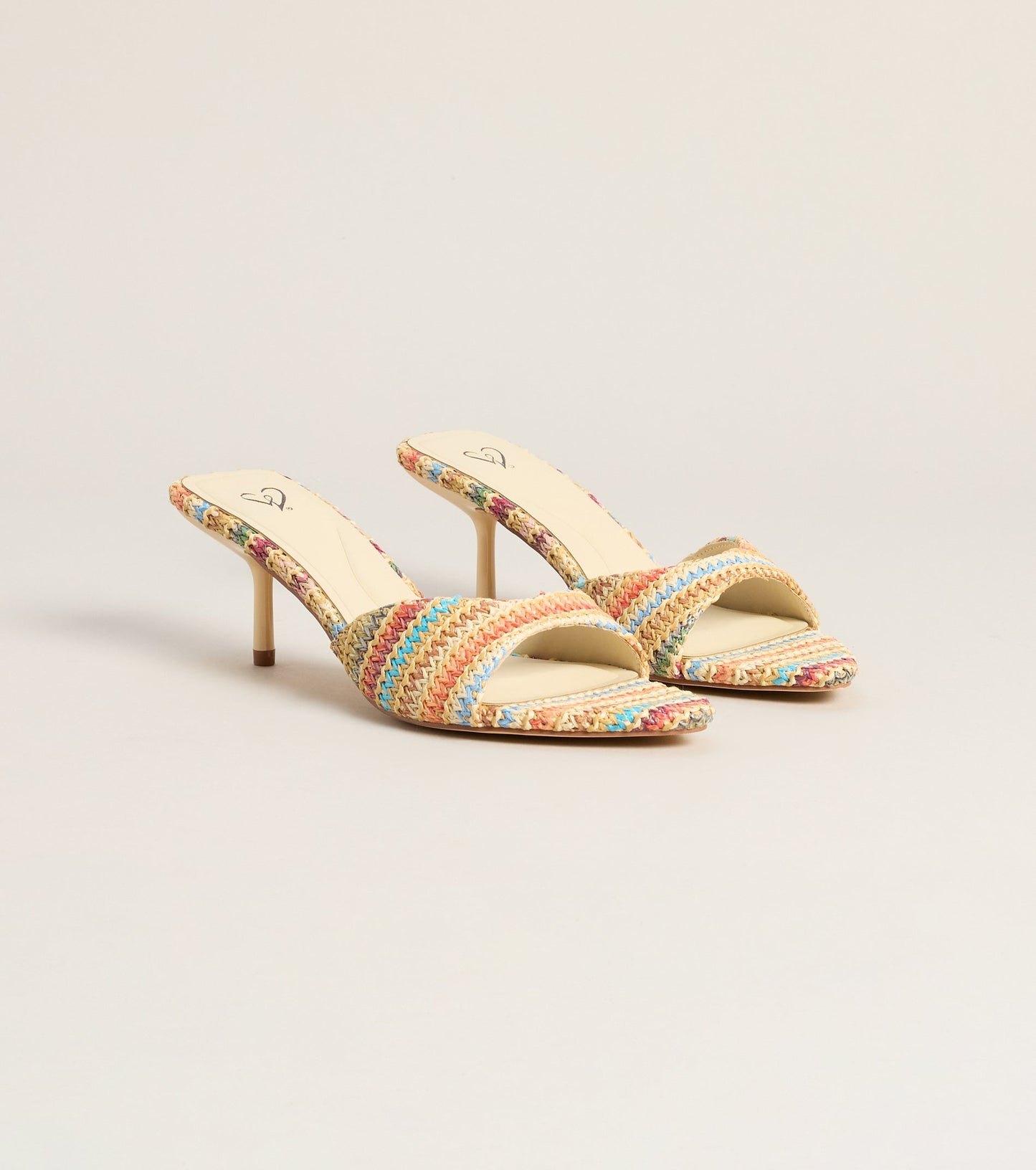 Spritz O' Clock Kitten Striped Heels