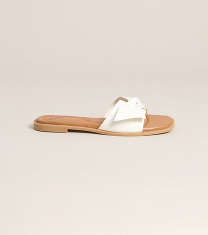Sun Plans Bow Flat Sandals