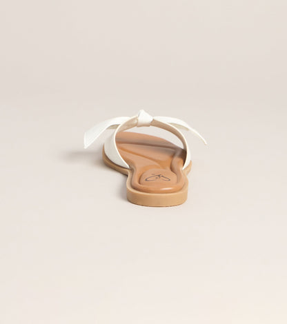 Sun Plans Bow Flat Sandals