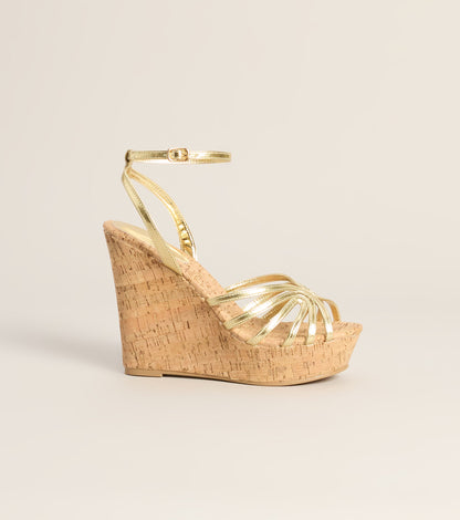Plans Confirmed Strappy Wedges