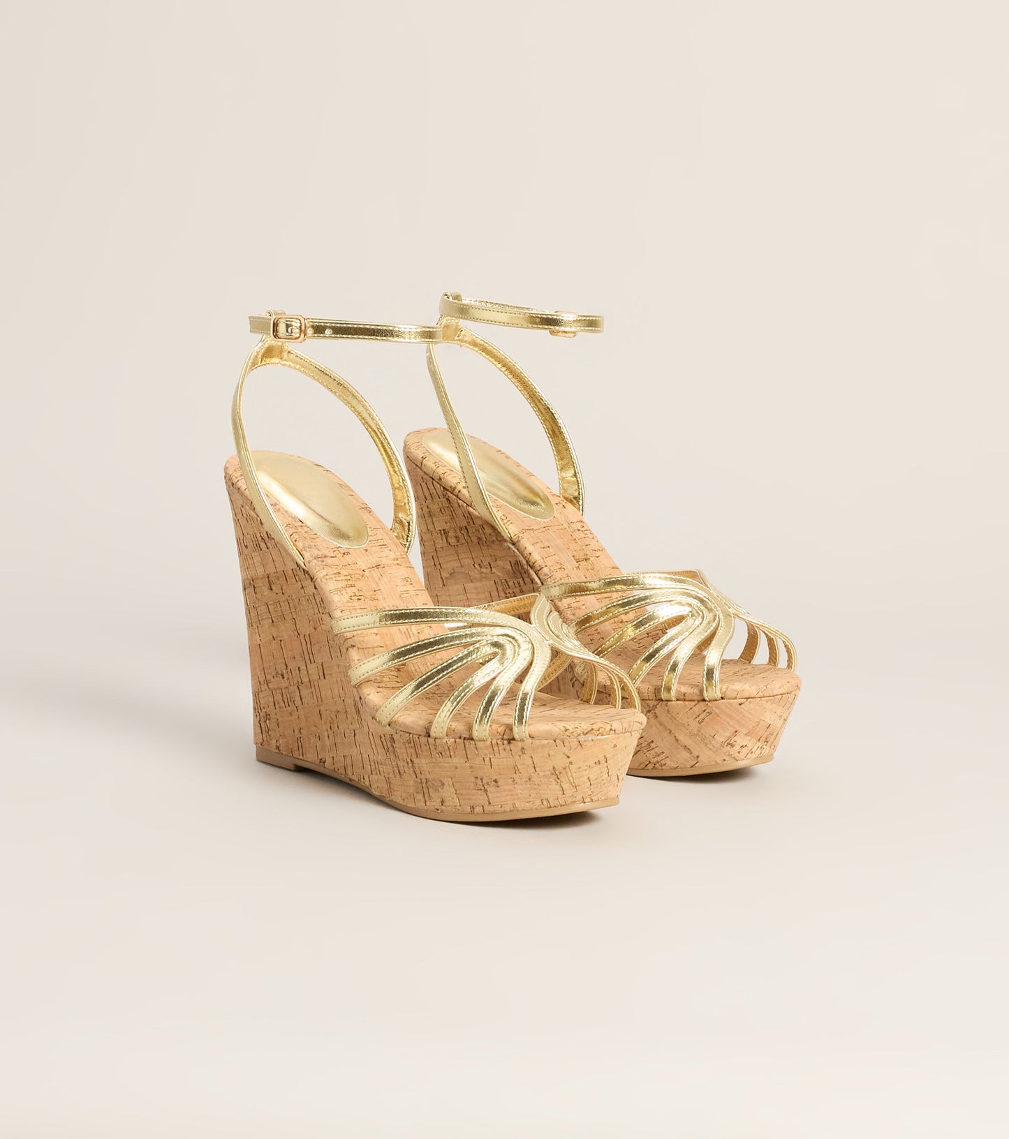 Plans Confirmed Strappy Wedges