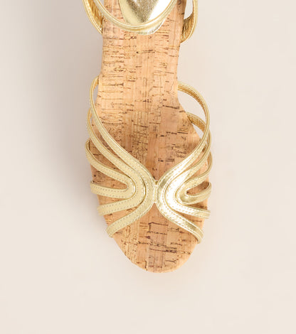 Plans Confirmed Strappy Wedges